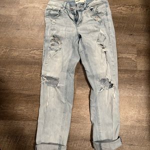 Garage girlfriend jeans size 0 stretchy